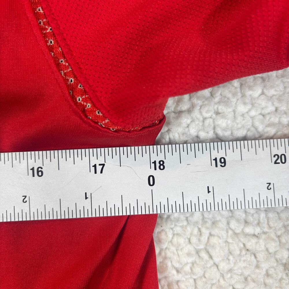 England 2006-2008 Away Football T Shirt Small Red Umbro #8 Frank Lampard - Picture 6 of 15